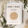 Personalised Save The Date Magnet Minimalist Cards, thumbnail 9 of 9