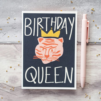 Birthday Queen Tiger Card, 6 of 7