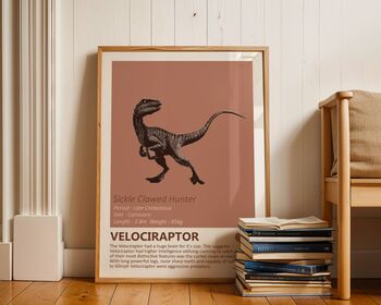 Dinosaurs Gallery Wall Art Prints Set Of Seven, 3 of 8