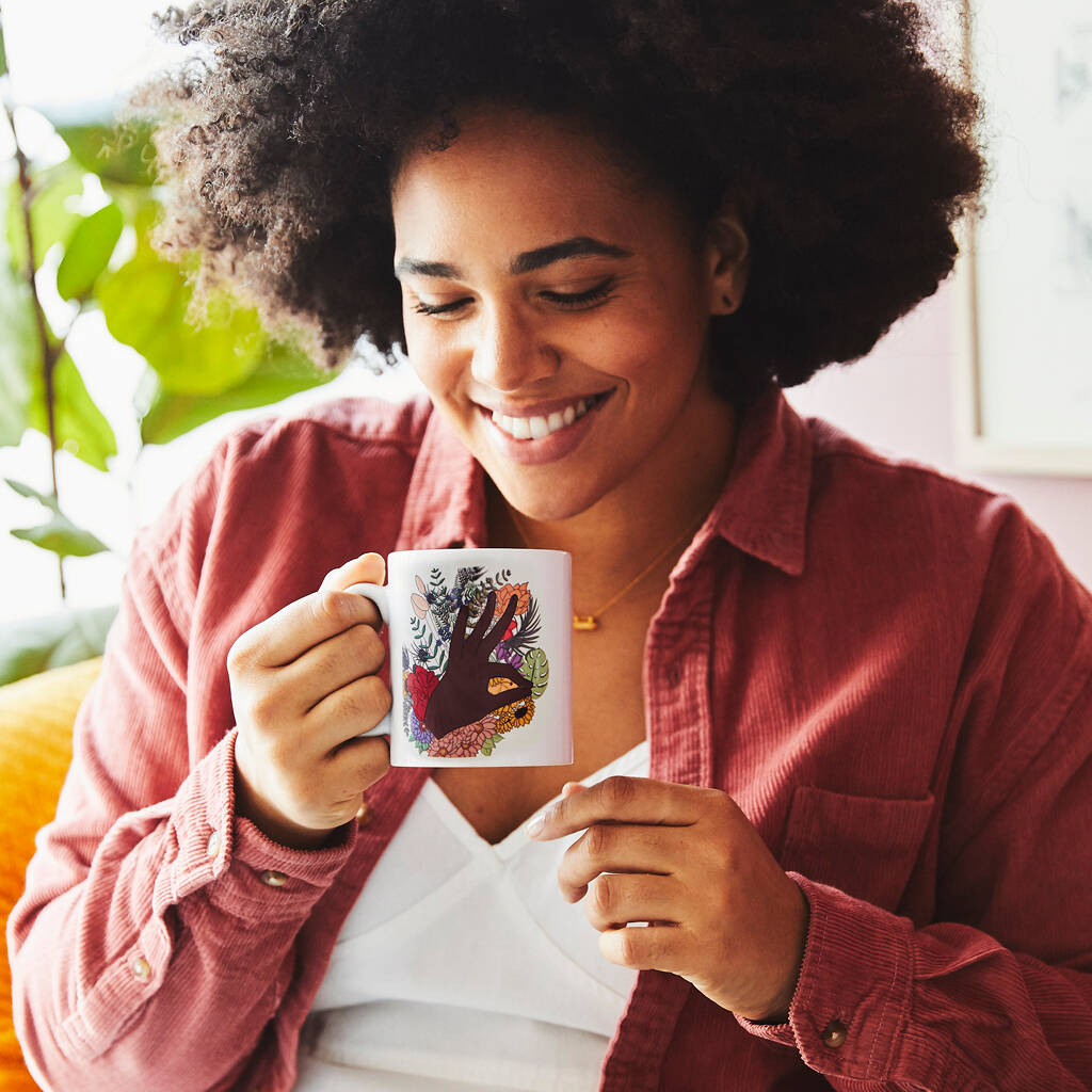 Cup Of Tea Sign Language Charity Mug By Tea Please