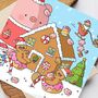 Cute Christmas Gingerbread Card, thumbnail 6 of 7