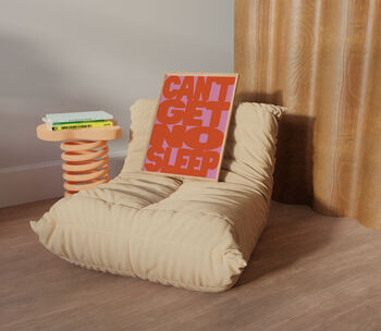 Can't Get No Sleep Print | Music Poster | Wall Art | House Music | Bold | Typographic | Wall Decor | Dj | Trance, 2 of 7