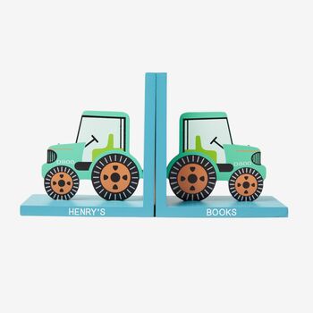 Personalised Tractor Bookends, 3 of 3