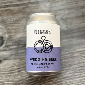 Personalised Wedding Beer, 2 of 5