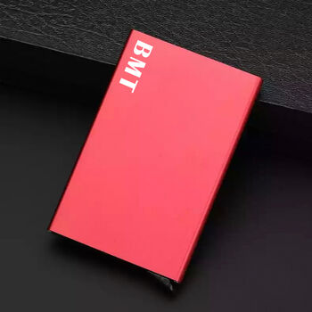 Personalised Metal Credit Card Holder, 4 of 8