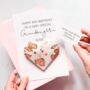 Personalised Origami Birthday Card – Butterfly Design For Daughter, Niece Or Granddaughter, thumbnail 2 of 3