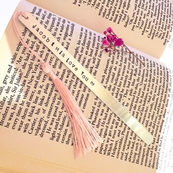 Personalised Love You Bookmark Gift For Her, 3 of 4