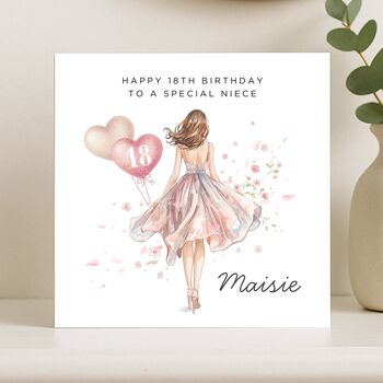 18th Birthday Card Custom For Niece, 7 of 8