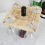 Personalised Wine O'clock Glasses And Bottle Butler, thumbnail 1 of 6
