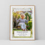 Gone But Never Forgotten Photo Print Personalised Memorial Gift, thumbnail 1 of 5