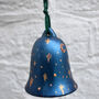 Hand Painted Star And Moon Bell Decoration, thumbnail 1 of 7