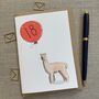 Personalised Alpaca Birthday Card, thumbnail 4 of 8