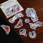Traditional Style Tattoo Sticker Pack, thumbnail 1 of 4