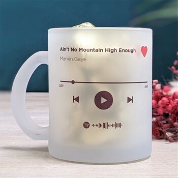 Personalised Valentines Spotify Mug And Chocolates, 7 of 7