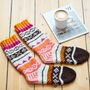 Handmade Nordic Woollen Slipper Socks, thumbnail 8 of 12