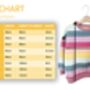 Personalised Bright Rainbow Kids Slouch Jumper, thumbnail 7 of 7