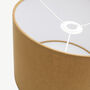 Linen Rust Brown Lampshade, thumbnail 6 of 9