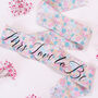 Vintage Style Personalised Floral Hen Party Sash, thumbnail 2 of 4