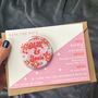 Colourful, Fun, Floral Save The Date Magnet, thumbnail 3 of 5
