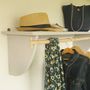 Vintage Styled Wooden Clothes Rail With Top Shelf, thumbnail 8 of 8