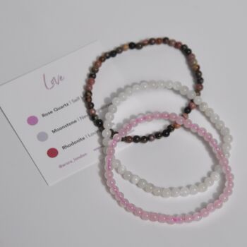 Love And Self Love Stacking Bracelet Set, 2 of 5