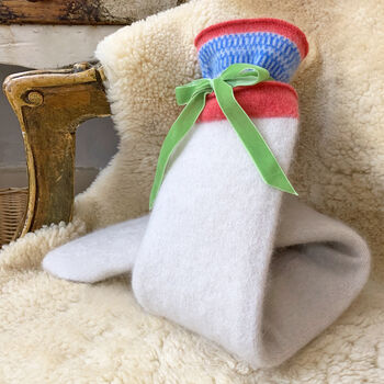 Pure Cashmere 'Long' Hot Water Bottle, 4 of 6