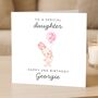 Personalised Bunny 2nd Birthday Card For Daughter, thumbnail 4 of 7