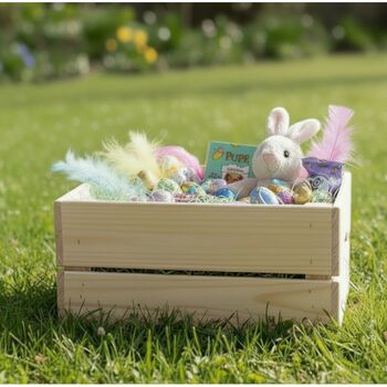Personalised Wooden Crate For Easter, 3 of 7
