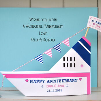 Personalised All Occasions Cruise Ship Greetings Card, 6 of 12