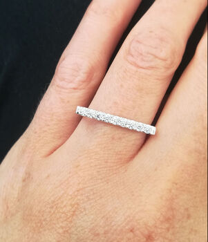 Pave Bar Ring, 2 of 8