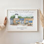 Personalised Watercolour Illustration Retirement And Leaving Gift, thumbnail 4 of 12