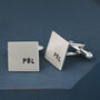 Handmade Sterling Silver Personalised Cufflinks, thumbnail 2 of 12