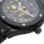 Mens Watch Automatic Skeleton Watch Norway Black Edition, thumbnail 4 of 10