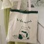 Multi Way To Use White Canvas Handle Shopping Tote Bag, thumbnail 1 of 6