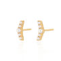 Pearl Helix Stud Earrings, thumbnail 1 of 5