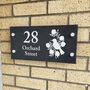 Personalised Birds Slate House Number Sign, thumbnail 1 of 2