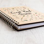 Personalised Wildflower Wedding Guest Book, thumbnail 7 of 7