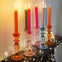 Colourful Glass Candlestick Holder, thumbnail 11 of 12