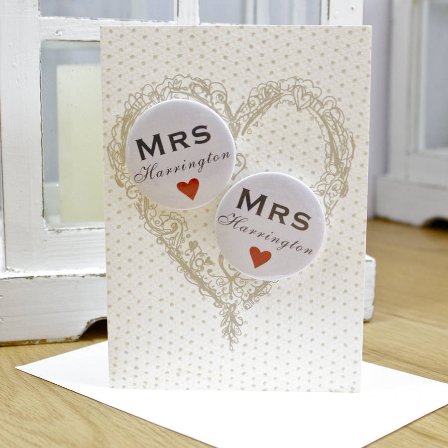 Personalised Mini Magnets Wedding Card, 1 of 6
