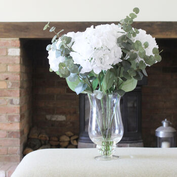 Luxury Artificial White Hydrangea Vase Arrangement, 5 of 5