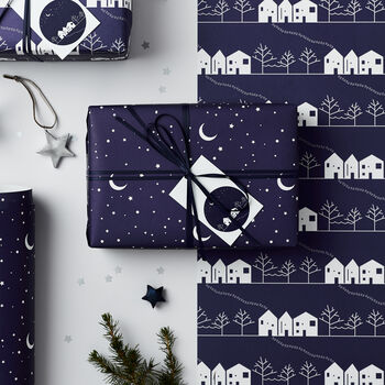 Winter Wonderland Mixed Christmas Wrapping Paper Set, 3 of 7