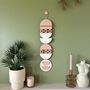 Boho Wood Wall Decor Geometric Wood Wall Art Neutral Home Decor, thumbnail 2 of 8