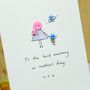 Personalised 'Button Mummy' Handmade Card, thumbnail 8 of 12