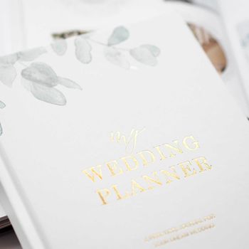 Wedding Planner Book Eucalyptus | Engagement Gift, 9 of 12