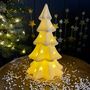 Medium White Porcelain Christmas Tree With Lights, thumbnail 1 of 5