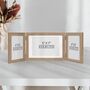 Multiple Three Tabletop Wall Wooden Photo Frame, thumbnail 8 of 12