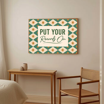 'Put Your Records On' Music Art Print, 2 of 3