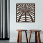 087 Optical Illusion Stained Wood Wall Art Decor, thumbnail 7 of 12