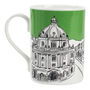Oxford Bone China Mug 'Radcliffe Camera' Green, thumbnail 2 of 4