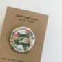 Botanical Hothouse Floral Save The Date Magnet, thumbnail 2 of 7
